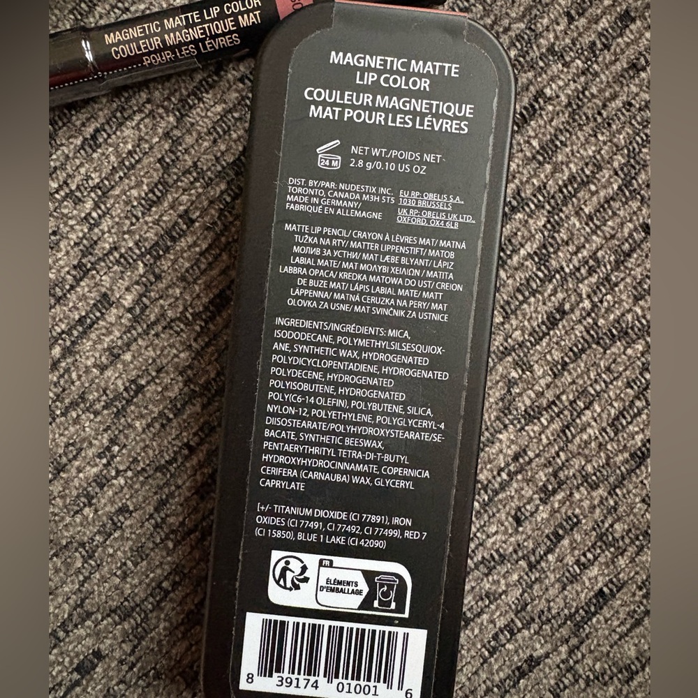 NEW IN BOX NUDESTIX Magnetic Matte Lip Color Pencil in Rose - Picture 5 of 10